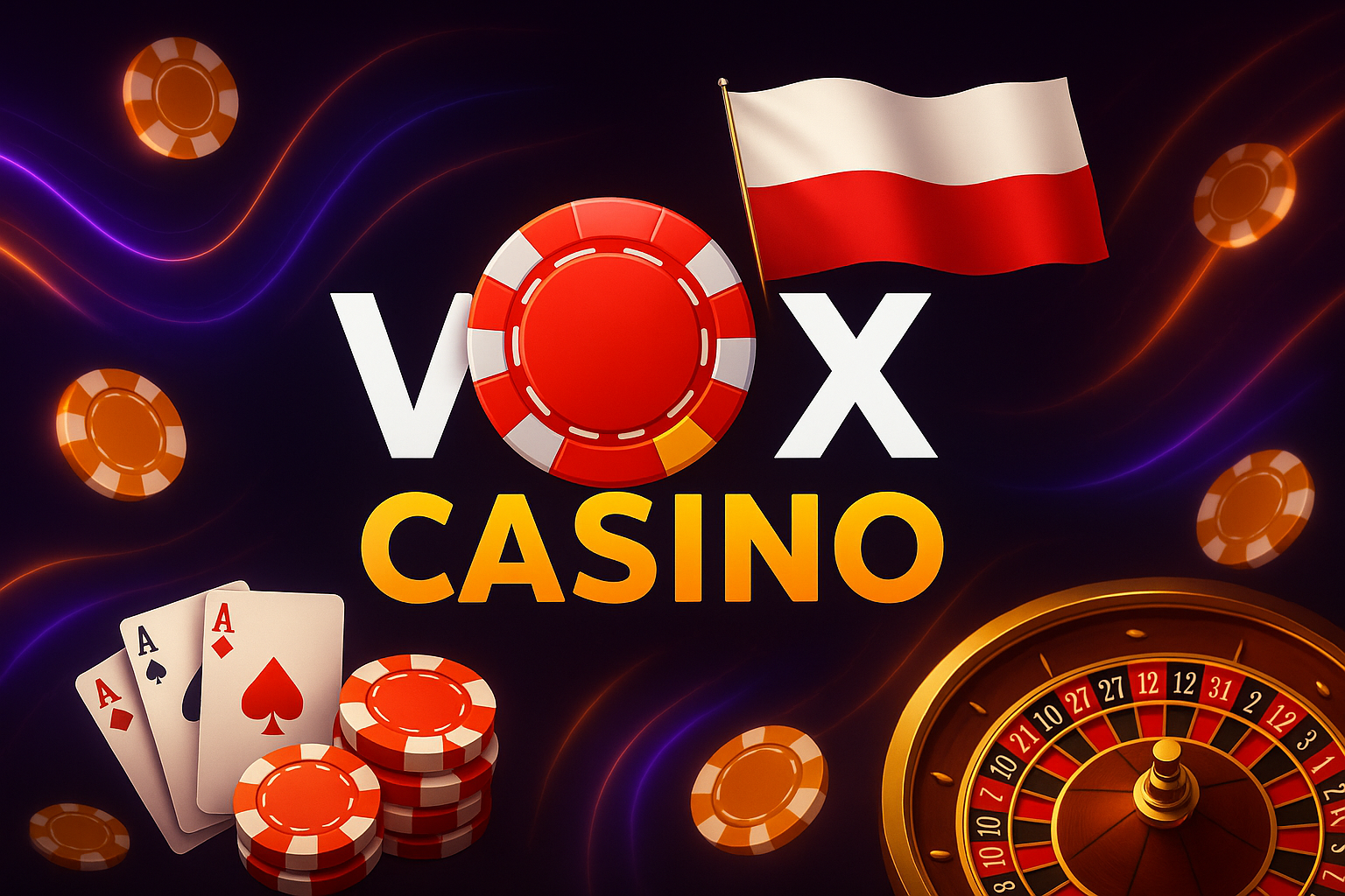 Interfejs Vox Casino - najlepsze kasyno online w Polsce 2025